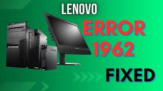 Error 1962: No Operating System Found Lenovo FIXED