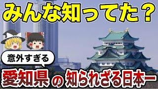 【日本地理】みんな知ってた？愛知県の知らざれる日本一【ゆっくり解説】