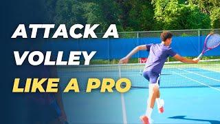 How to attack volleys like a pro player