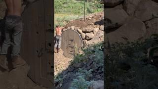 DIY Homestead Root Cellar Build Pt.2  #idaho #homestead #life #root #cellar #build #happy #diy