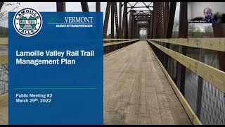 Lamoille Valley Rail Trail Management Plan - Public Meeting #2 (03/29/2022)