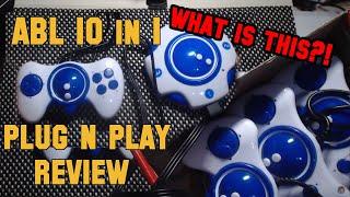 ABL 10 in 1 Built-In Games Plug n Play Review - 4 Player Unbranded Console