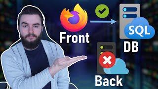 Por qué no podemos conectar el Frontend directamente a la Base de Datos?