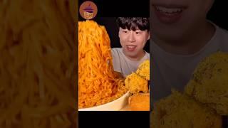 Mukbang big bites “Spicy cheesy buldak ramen noodles” ©️minii