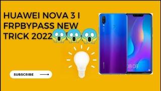 Huawei Nova 3i (INE-LX1R) Frp Bypass Google Account  Android 9.1.0 New Trick 2022 #frpbypass