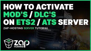 How to activate MODS & DLC'S on Euro/American Truck Simulator Server | WORKING 2023