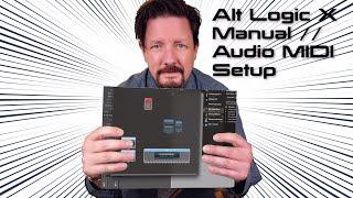 Audio MIDI Setup for Logic Pro X | ALT Logic Manual 01