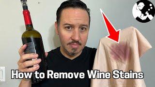 How to Remove Wine Stains From Clothes