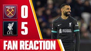 West Ham 0-5 Liverpool | Fan Reactions!