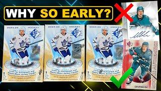 6 MONTHS EARLY?!? - Opening 3 Blaster Boxes of 2024-25 SP Retail Hockey