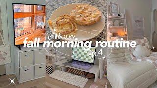 fall morning routine  | a cozy, aesthetic, & productive morning