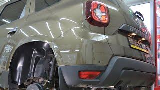 Renault Duster шумоизоляция арок   soundproofing of wheel arches - Рено Дастер