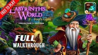 Labyrinths of the World 10: Fools Gold Collector's Edition [Android] Full Walkthrough | Pynza