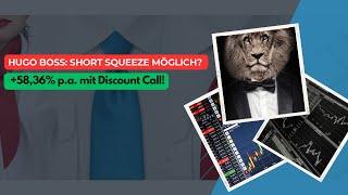 Hugo Boss: Short Squeeze möglich? +58,36% p.a. mit Discount Call Optionsschein!