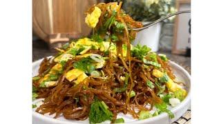 Kua Mee/Sweet Stir Fry Noodles/Fawm Kib