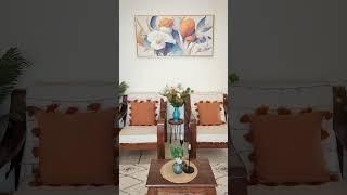 Abstract Colorful Spring Flower Texture Art Floating Canvas Wall Painting