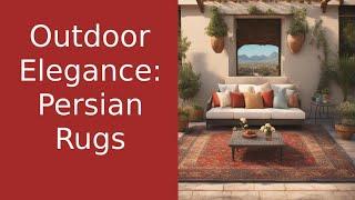 Transform Your Outdoor Space with Persian Rugs | Rugman.com