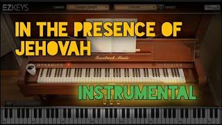 In The Presence Of Jehovah Instrumental Piano Cover w/ Piano Chords Display - The Martins