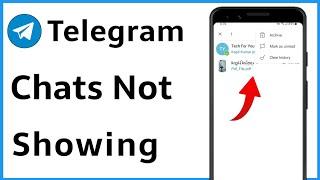 Telegram Chats Not Showing | Telegram Voice Chat Not Showing