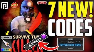 ️OCTOBER!CODES️SURVIVE THE KILLER ROBLOX CODES 2024 - SURVIVE THE KILLER CODES