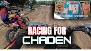 Racing for all the right reasons #ChadenStrong