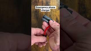 Emergency phone charger #camping #survival #shorts #short