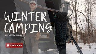 Winter Camping | Heated Tent | Overland Jeep Setup