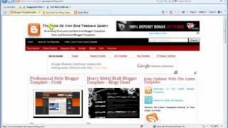 Download And Use A Custom Blogger Template On Your Blog - Internet Explorer