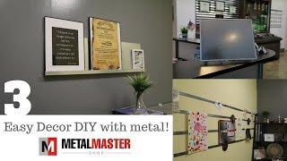 3 Clever DIY Projects with scrap metal