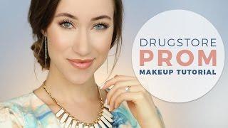 PROM MAKEUP TUTORIAL (DRUGSTORE) | SOFT & ROMANTIC | ALLIE G BEAUTY