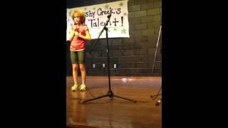 Tori Holland Singing Adele's Rolling in the Deep, Acapella, Brushy Creek's Got Talent