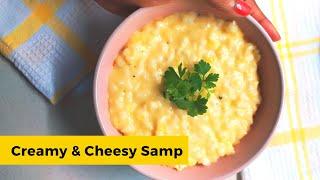 SOUTH AFRICAN SAMP RECIPE: How To Cook Creamy & Cheesy Samp | Creamy Samp / Creamed Corn/Samp Recipe