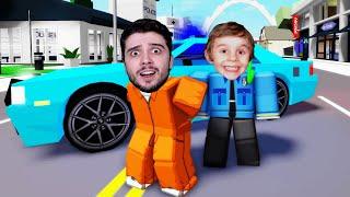 KARDEŞİMİ ZORLU POLİSLİK TESTİNE SOKTUM!  Roblox Brookhaven