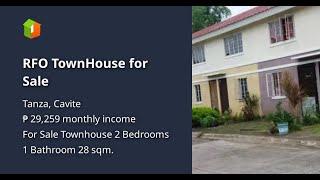 RFO TownHouse for Sale