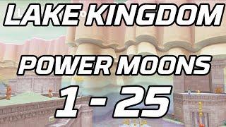 [Super Mario Odyssey] Lake Kingdom Power Moons 1 - 25 Guide