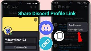 How to Share Your Profile Link on Discord - Copy Discord Profile Link 2024