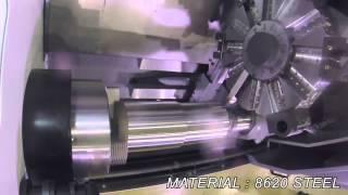 CNC Lathe Samsung SL 30  Cutting Demo