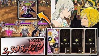 SUPER OVERPOWERED DUO FESTIVAL ELIZABETH & MELIODAS 1V4 PVP!! GOD TIER UNIT!! [7DS: Grand Cross]