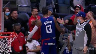 Paul George shocks entire Clippers after hits a game-tying 3 at the buzzer 