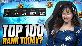 CONQUEROR TOP 100 LIVEPLAYING BGMI 3.8 UPDATEBGMI LIVE |#bgmilive #girlgamer #pubgmobile