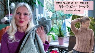 Strickalltag bei Silvies No 5: TASSIMA Sweater | COZY-Cardigan | KRONEN-Mütze
