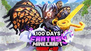 I Survived 100 Days in FANTASY Minecraft Hardcore!