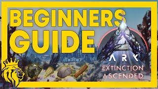 BEGINNERS Guide to EXTINCTION! NOOB to PRO in 10 MINS!| ARK: Survival Ascended