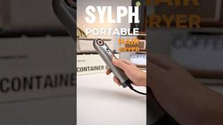 Fast drying. Zero frizz. Ultra light. Meet the SYLPH supermini hair dryer. #sylph #hairdryer