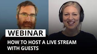 How to host a live stream with guests