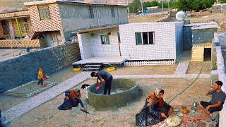 Step 2: Building the Walls for the Pond & Delicious Lunch with Soghra