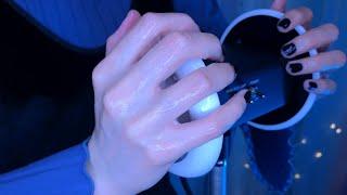 ASMR Brain Melting Aloe Gel Ear Massage for Deep Sleep  3Dio, whispering / 耳マッサージ