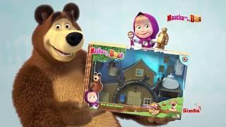 Đồ Chơi Ngôi Nhà Gấu MASHA AND THE BEAR Masha Play Set Big Bear House 109301032 - Đồ Chơi Đức