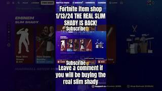 Fortnite item shop 1/13/24 THE REAL SLIM SHADY IS BACK! #fortnite #gaming #shorts