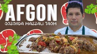 AFGON QOZONDA  GOSHT PISHIRISH  PARXEZBOP, YUMSHOQ VA OSON USULI